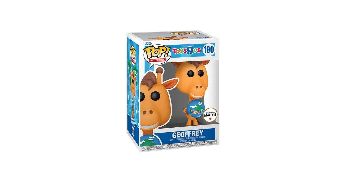 Funko Pop Ad Icons 5.2 Inch Geoffrey With Globe Vinyl Figure 1