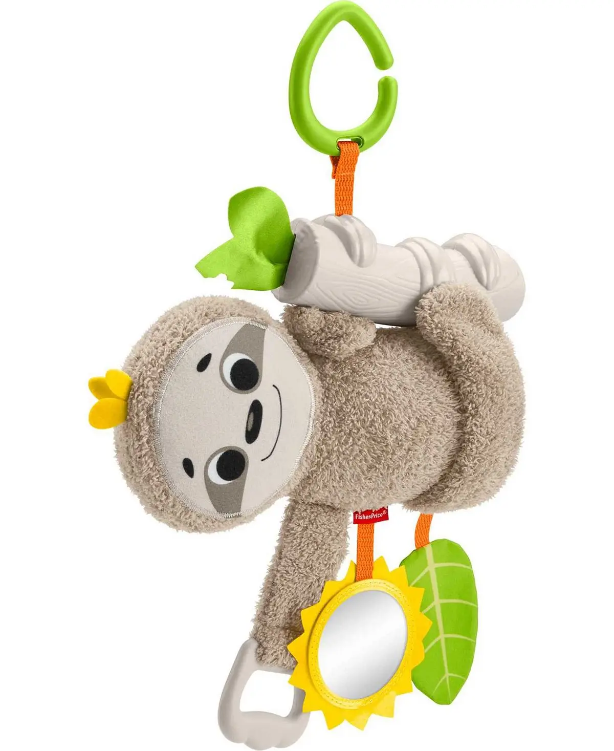 Fisher Price Slow Much Fun Stroller Sloth - Sensory Baby Toy 1