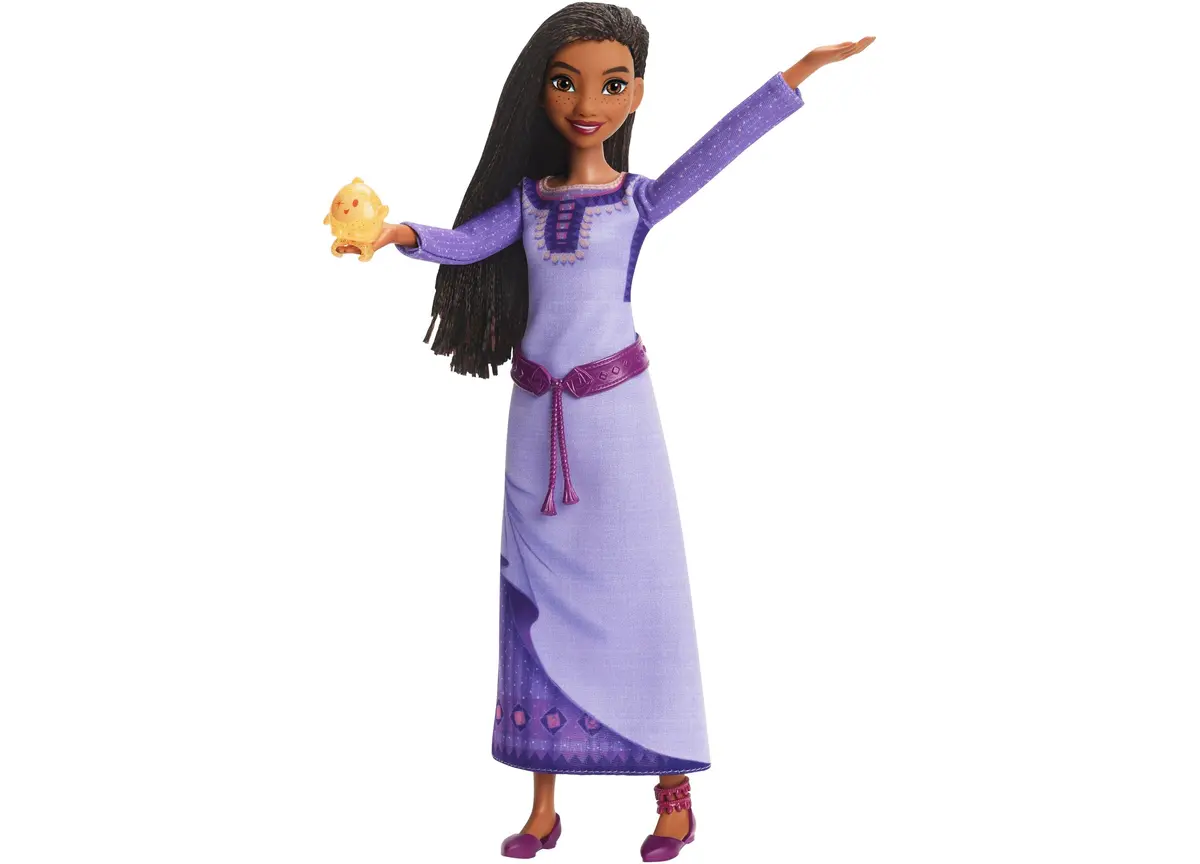 Disney Wish - Singing Asha Fashion Doll With Star Figure 1