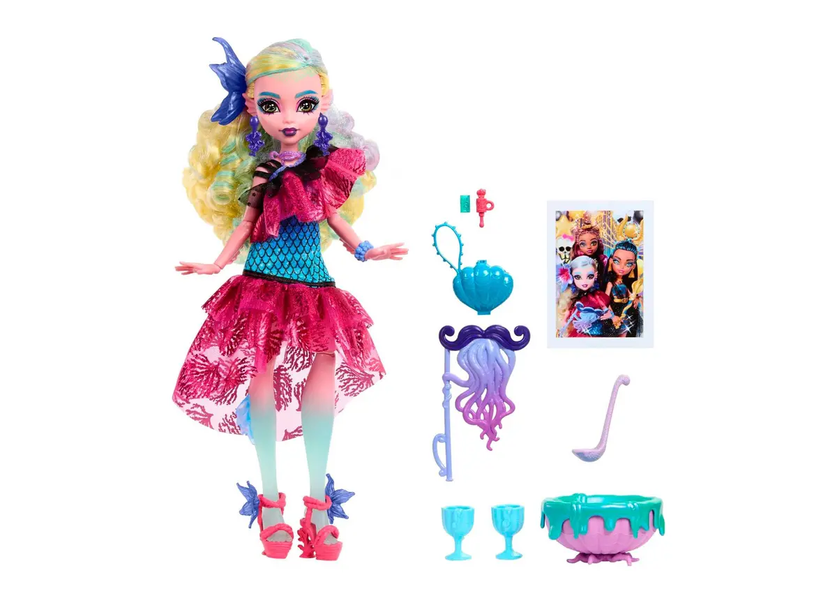 Monster High - Lagoona Blue Doll In Glam Monster Ball Party Dress 1