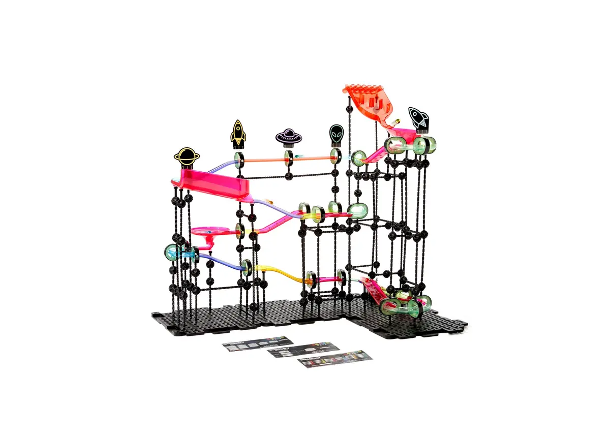 Discovery #Mindblown 340-Piece Space Marble Run Interstellar Construction Set 1