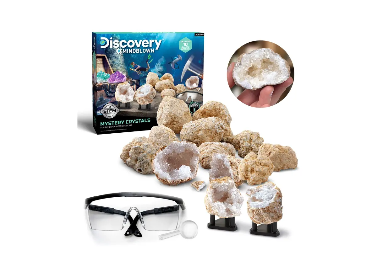 Discovery #Mindblown Geode Crystal Excavation Science Kit 1