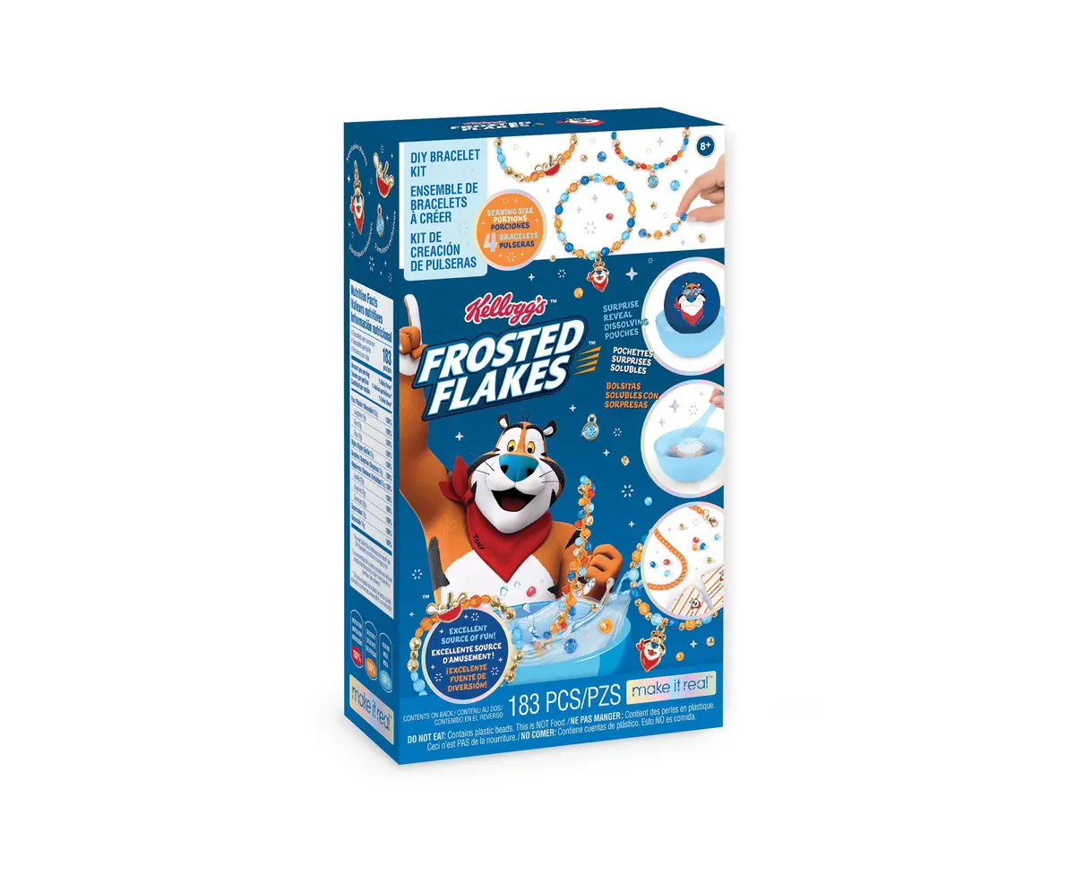Make It Real Kellogg's Frosted Flakes Diy Bracelet Kit 1