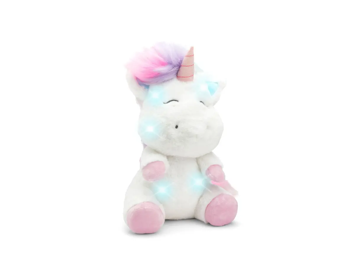 Geoffrey's Toy Box 12-Inch Interactive Unicorn Plush With Led Lights And Sound 1