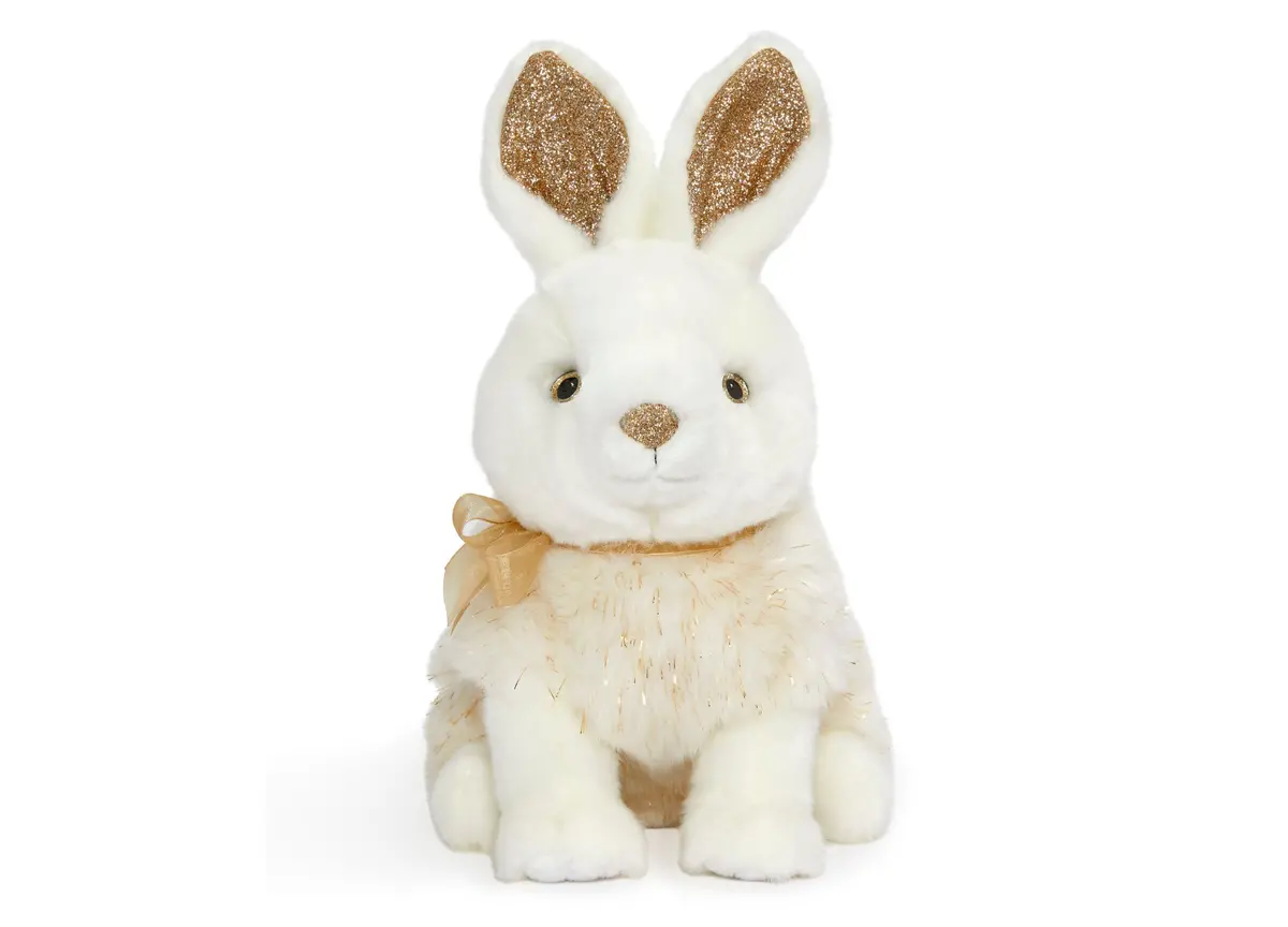 Geoffrey's Toy Box 12 Inch Sparklers Bunny Plush - Cuddly Companion 1