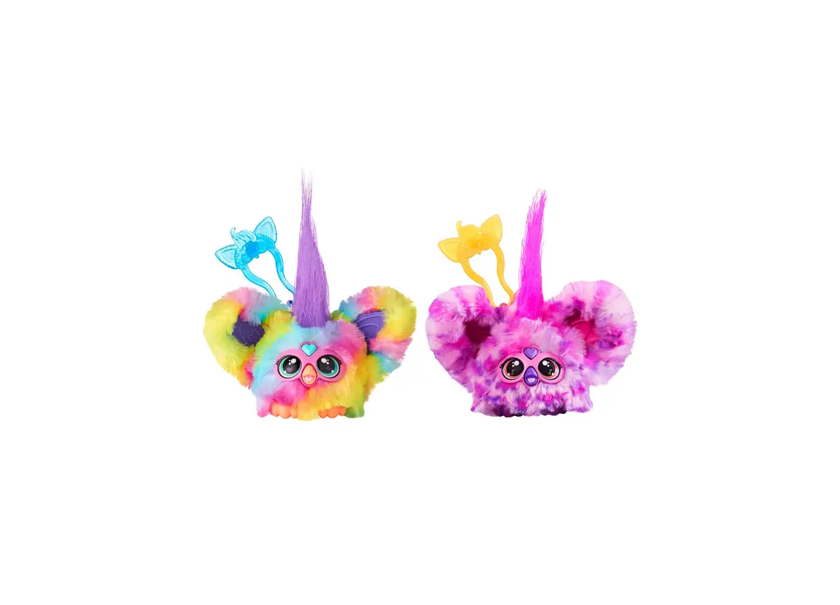 Furby Furblets Ray-Vee And Hip-Bop 2-Pack Mini Electronic Plush Toy 1