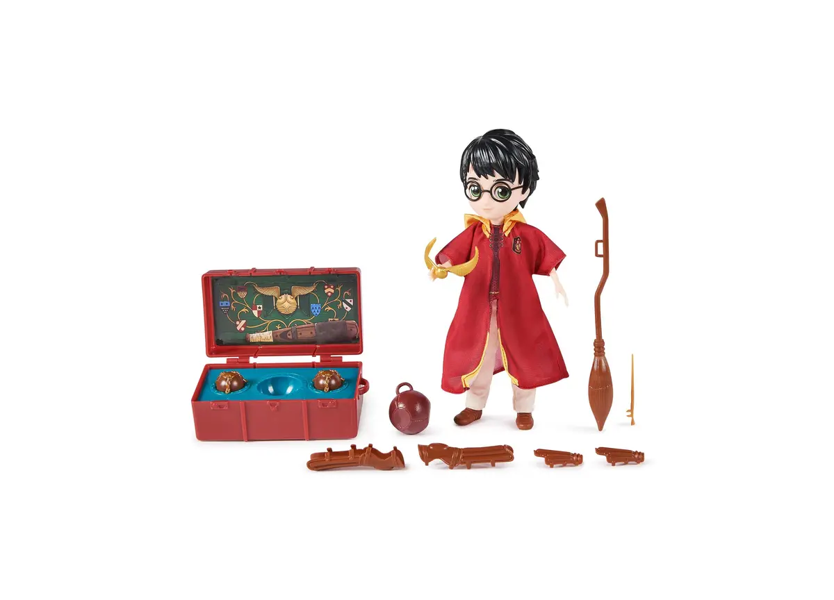Wizarding World 8" Harry Potter Quidditch Doll Set With Accessories 1