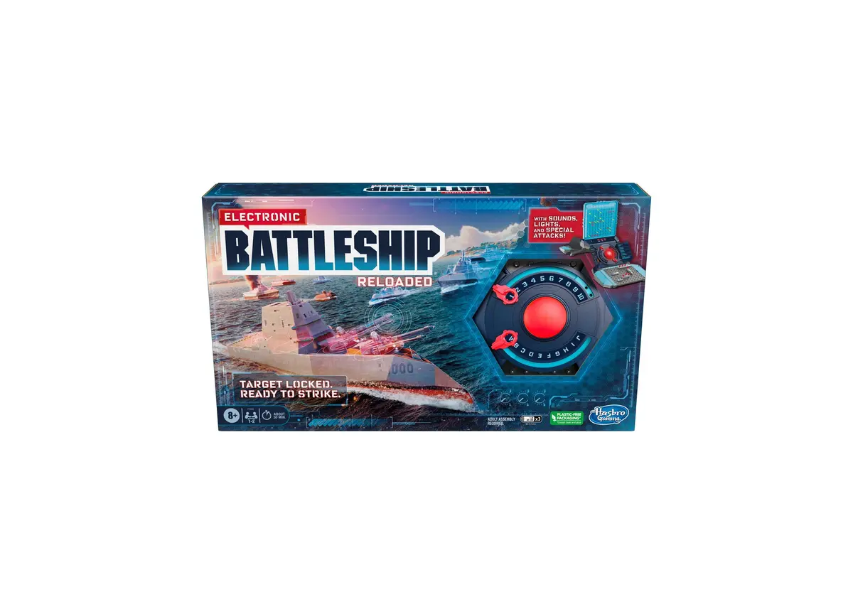 Hasbro Electronic Battleship Reloaded Naval Combat Board Game 1