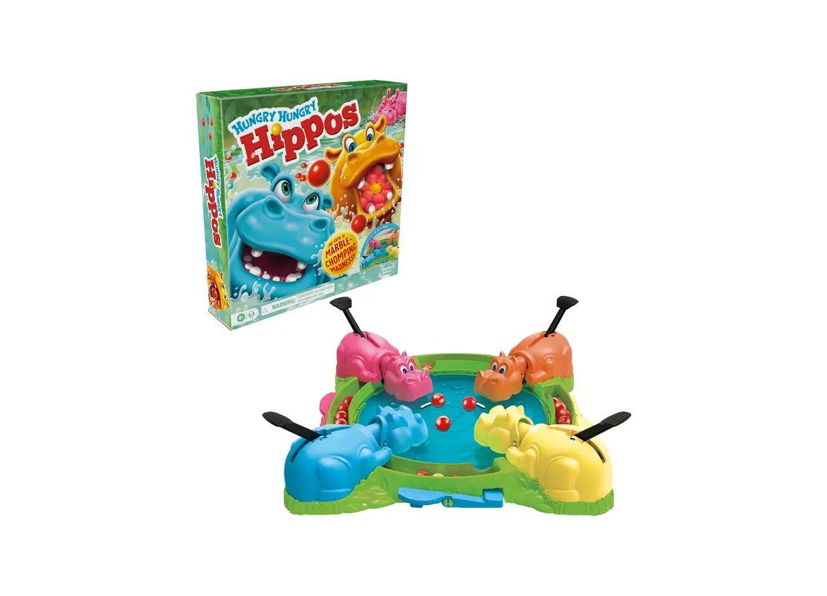 Hasbro Hungry Hungry Hippos Family Board Game 1
