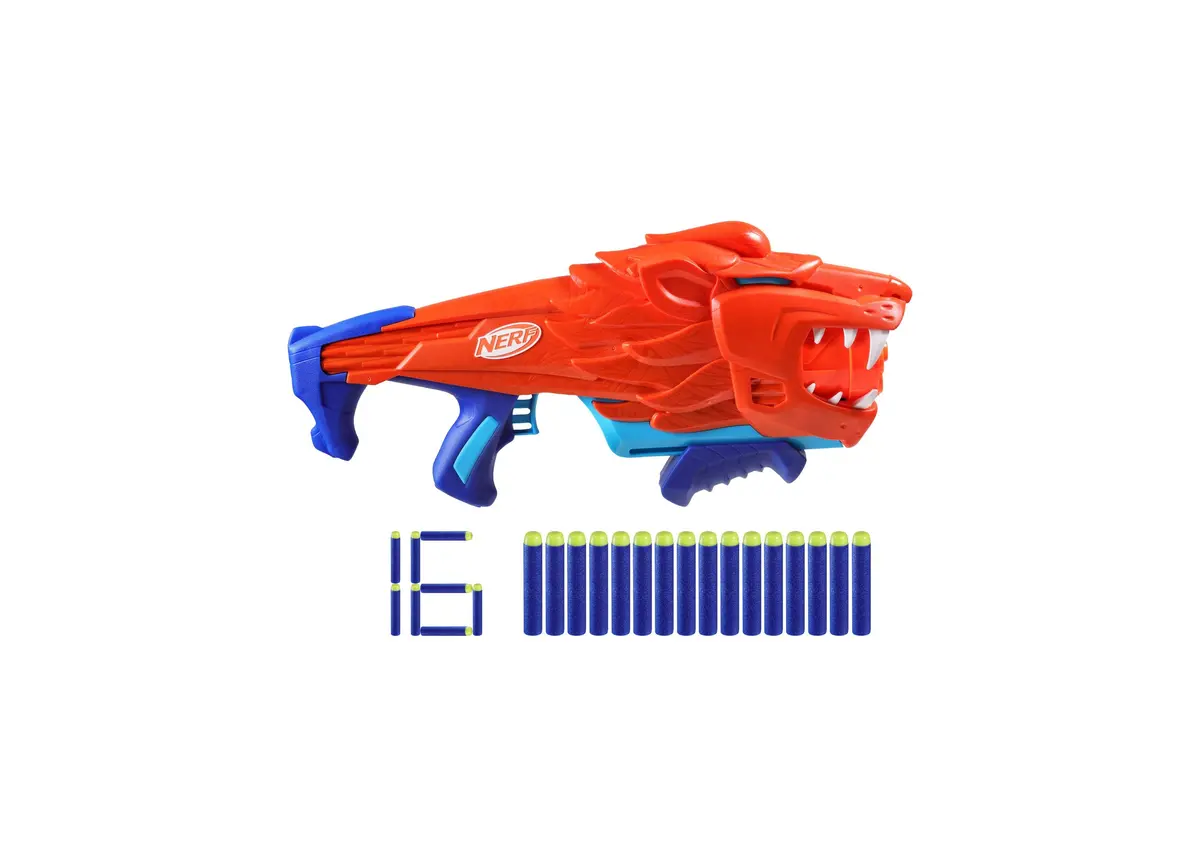 Nerf Wild Lionfury Blaster - Ultimate Kids' Foam Dart Toy 1