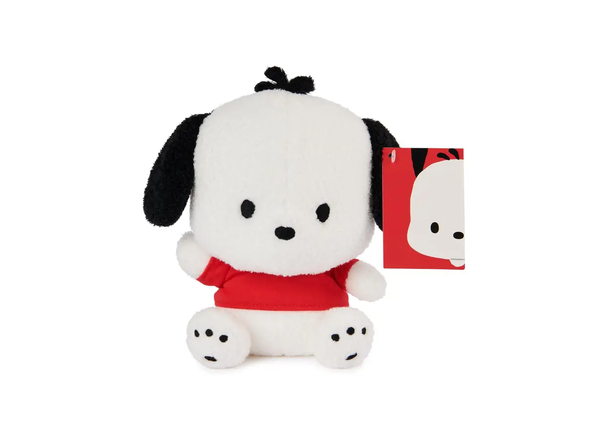 Gund Sanrio Hello Kitty 6 Inch Pochacco Plush - White And Black Puppy Stuffed Animal 1