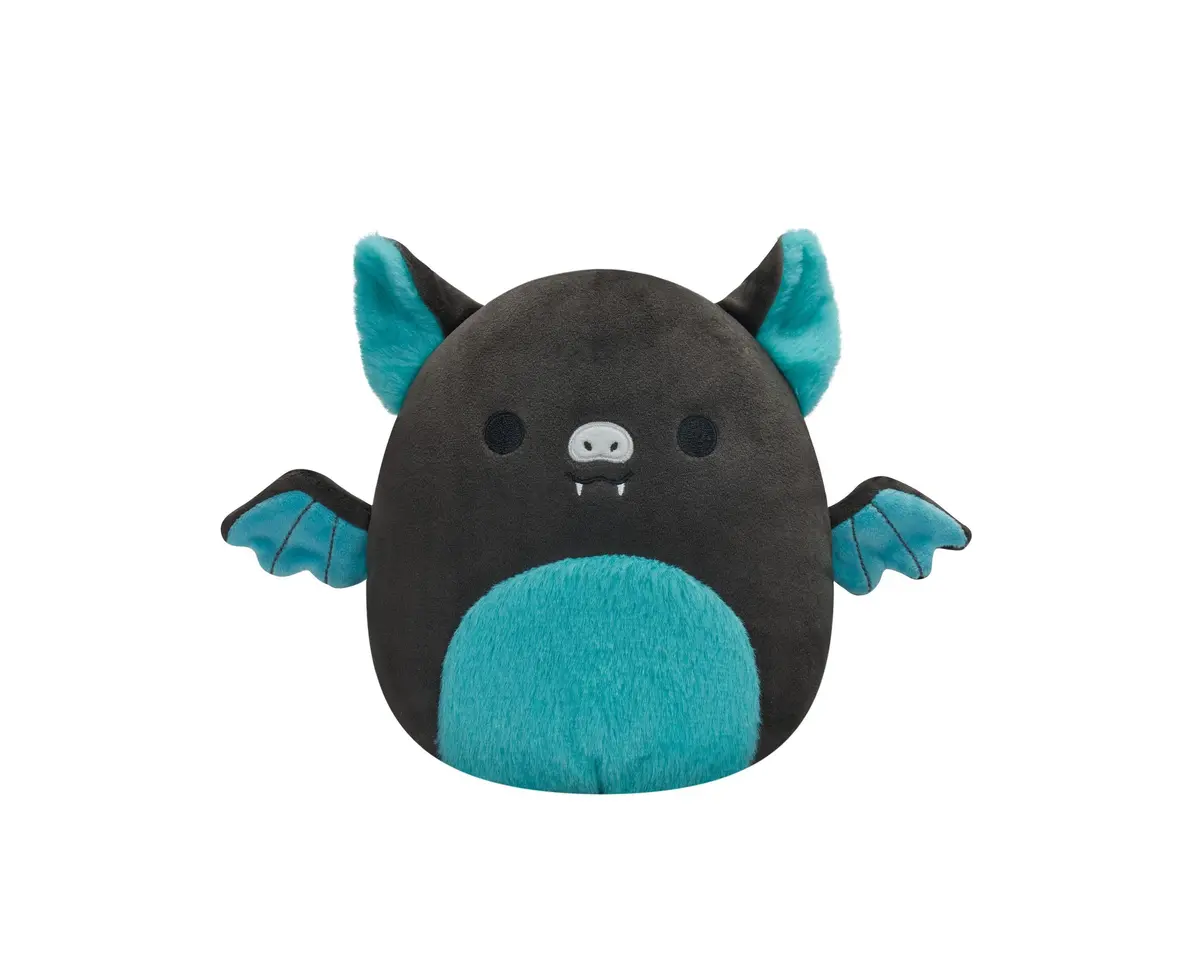 Squishmallows 8" Teal And Black Fruit Bat Plush 1