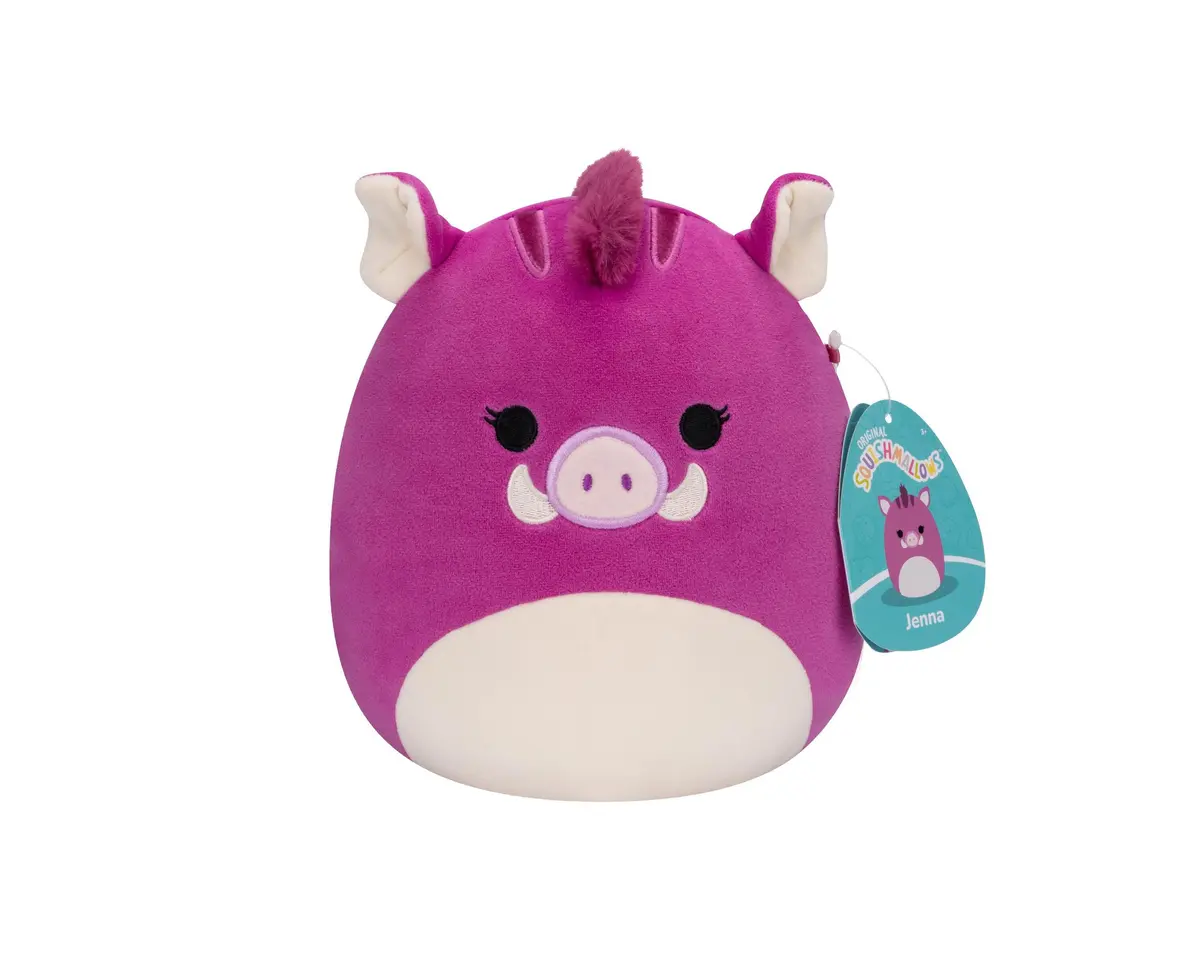 Squishmallows 8 Inch Jenna The Purple Boar Plush - Cuddly Stuffed Animal 1