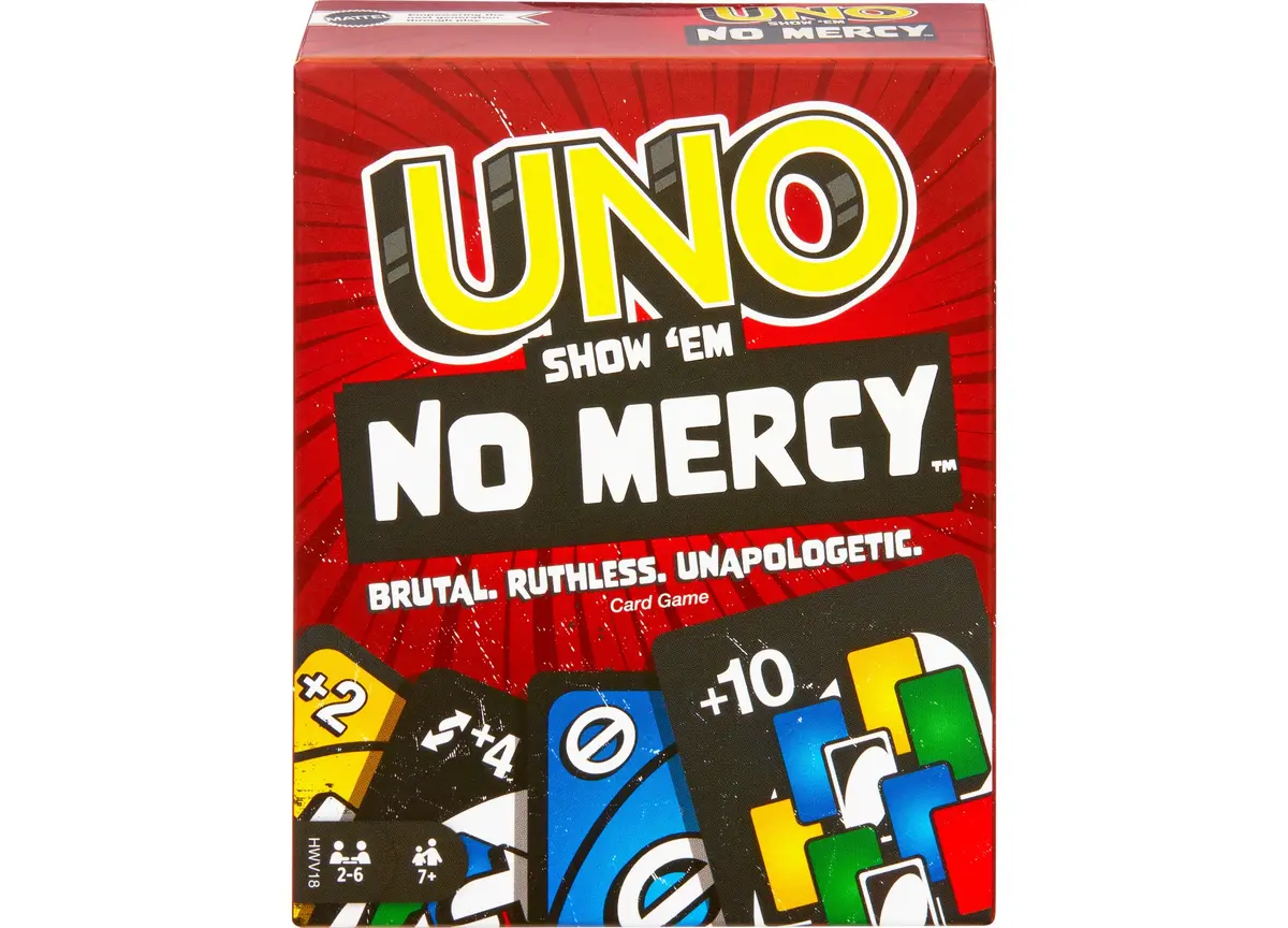 Uno Show 'Em No Mercy Extreme Challenge Card Game 1