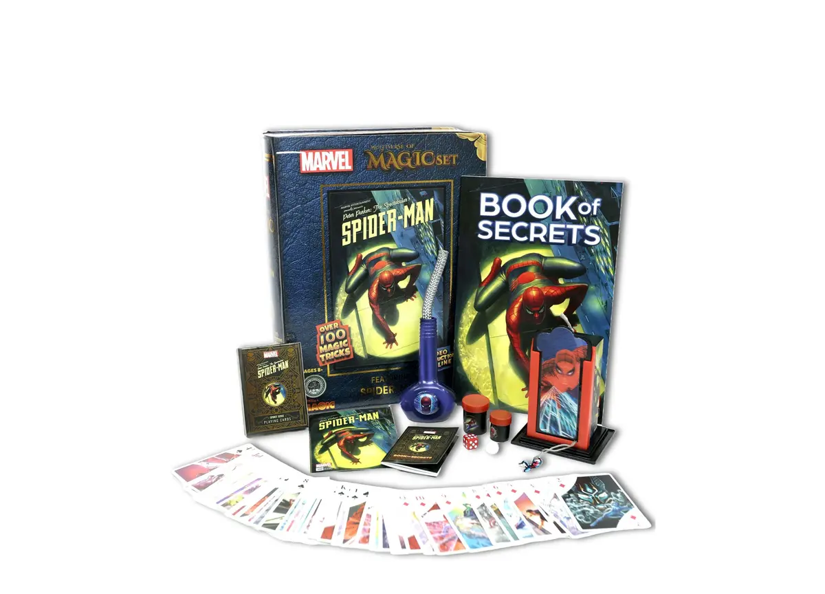 Marvel Spider-Man Magic Comic Book Set - Over 100 Tricks, Vol. 1 & 2 1