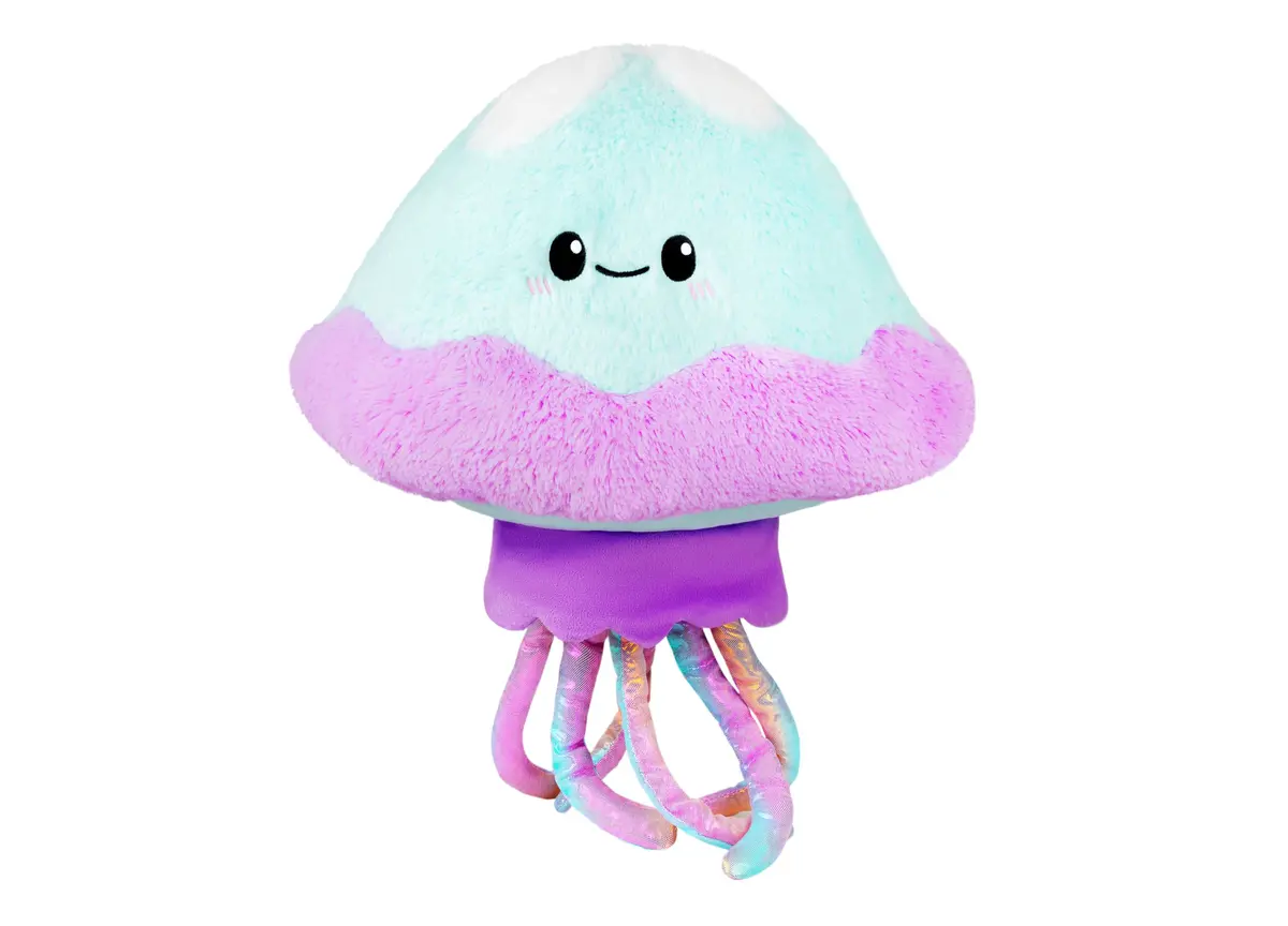 Cuddly Creations 15 Inch Squishable Jellyfish Plush - Ocean Blue 1
