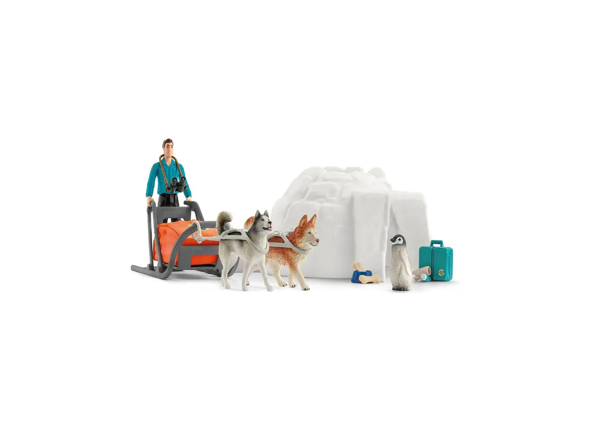 Schleich Wild Life: Antarctic Expedition 19-Piece Playset 1