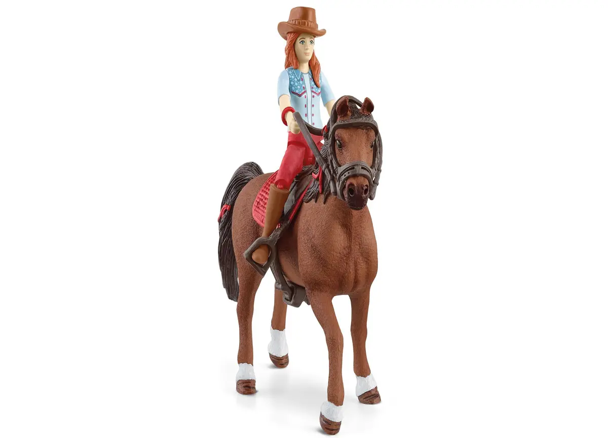 Schleich Horse Club: Hannah & Cayenne Horse & Rider Figurine Set 1