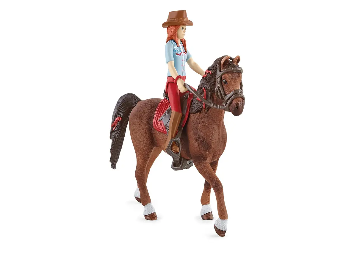 Schleich Horse Club: Hannah & Cayenne Horse & Rider Figurine Set 2