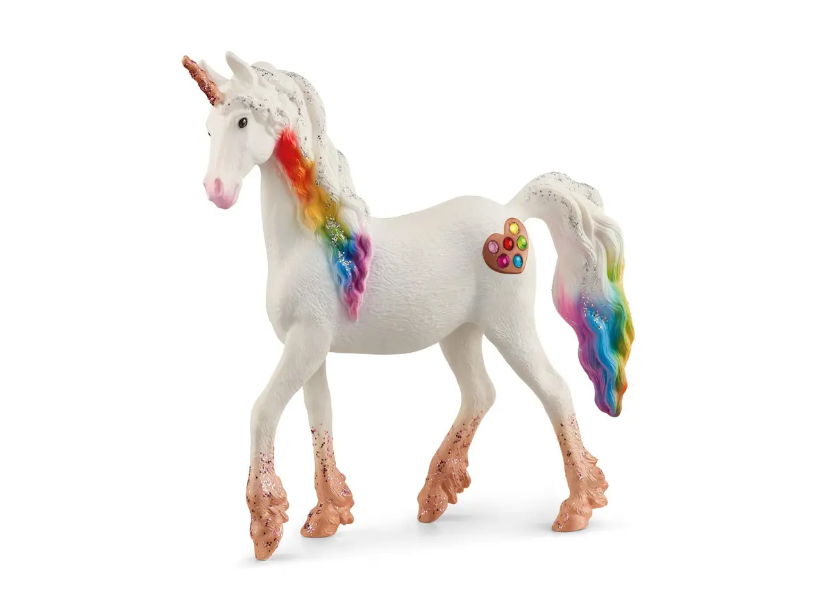 Schleich Bayala 7 Inch Rainbow Love Unicorn Mare - Magical Figurine 1