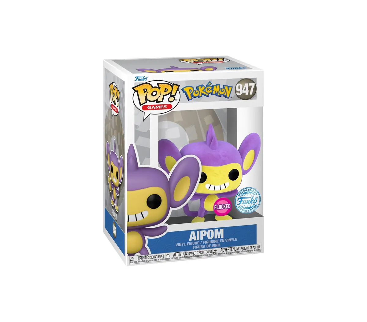 Funko Pop! Pokemon Aipom Fl 3.75 Inch Vinyl Figure - Specialty Series 1