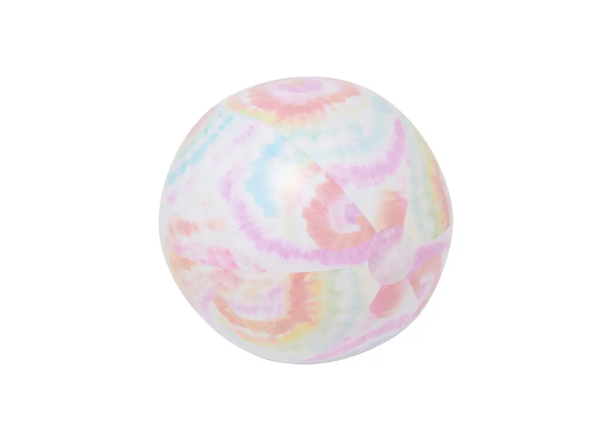 Sunnylife Giant Inflatable Pastel Tie-Dye Beach Ball 1