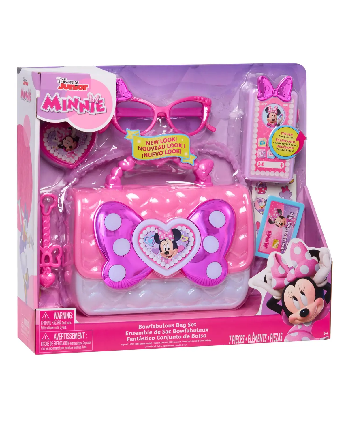 Disney Junior Minnie Mouse Bowfabulous Bag Set With Accessories 1