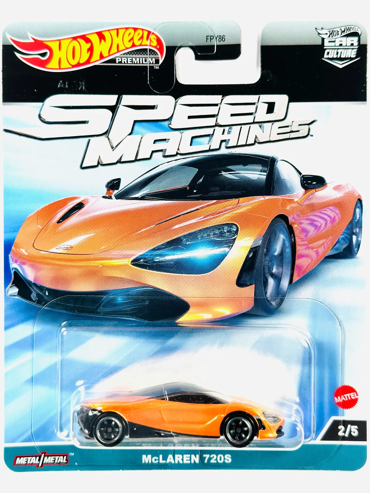 Hot Wheels 2023 Car Culture Speed Machines Mclaren 720S 1