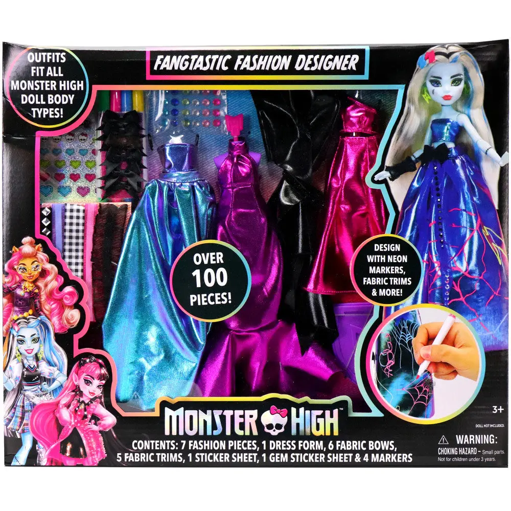 Monster High Fangtastic Fashion Designer Doll Dress-Up Kit 1