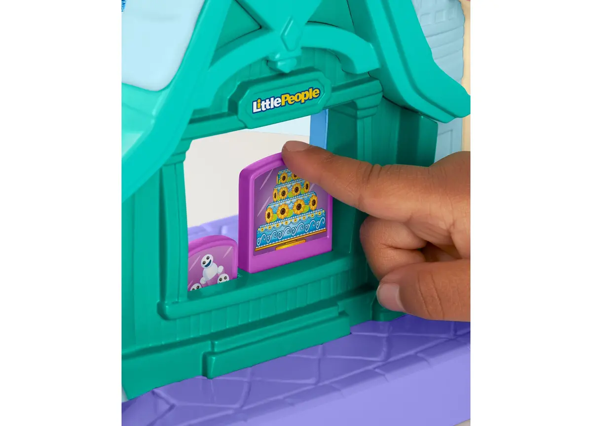 Disney Frozen Arendelle Sledding Adventures Little People Playset With Elsa & Olaf Figures 2