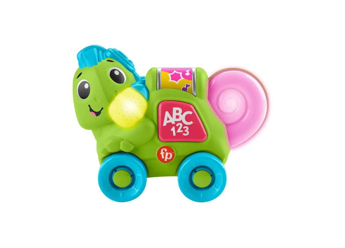 Fisher-Price Link Squad Crawl 'N Colors Chameleon Musical Baby Toy 1