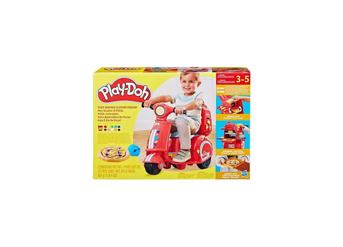 Play-Doh Pizza Delivery Scooter Playset 1