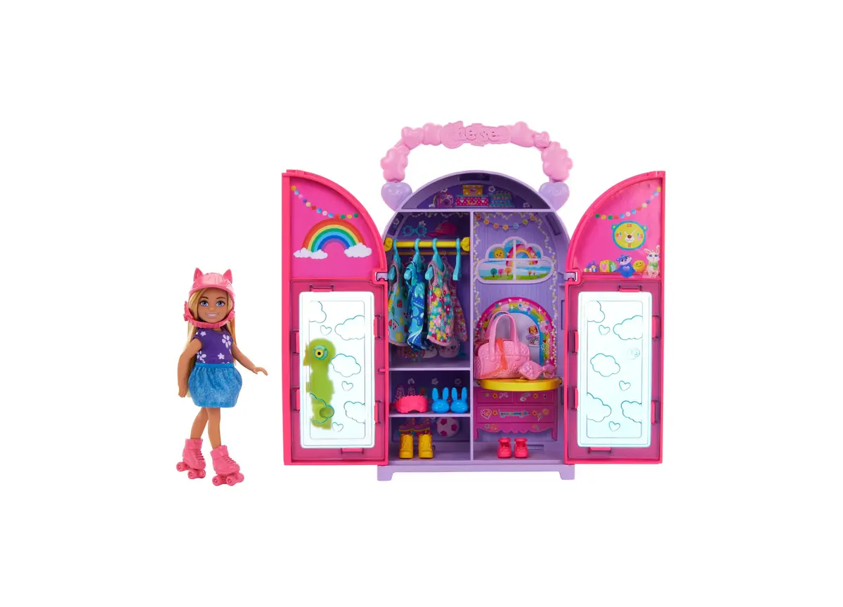 Barbie Chelsea Doll Closet Toy Playset With Fashion Accessories 1