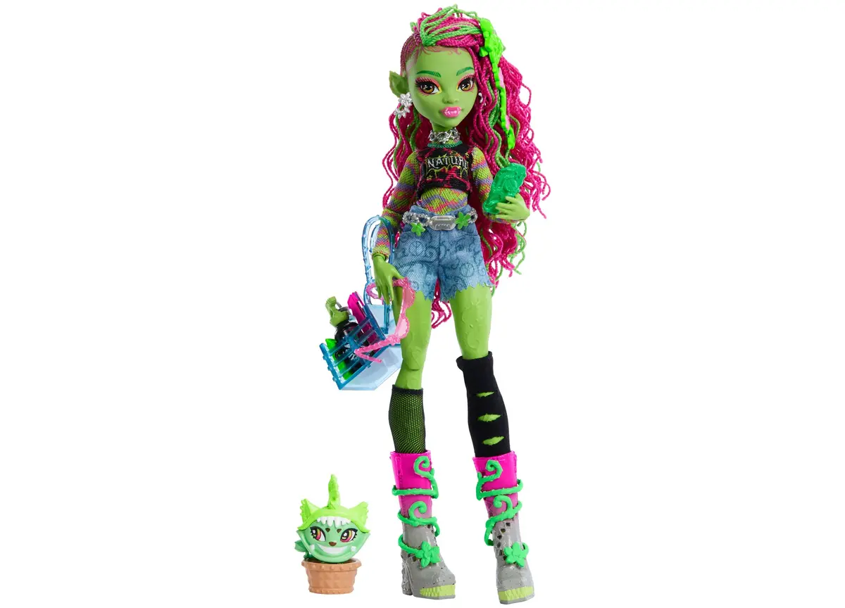 Monster High Fashion Doll - Venus Mcflytrap With Stylish Accessories 1