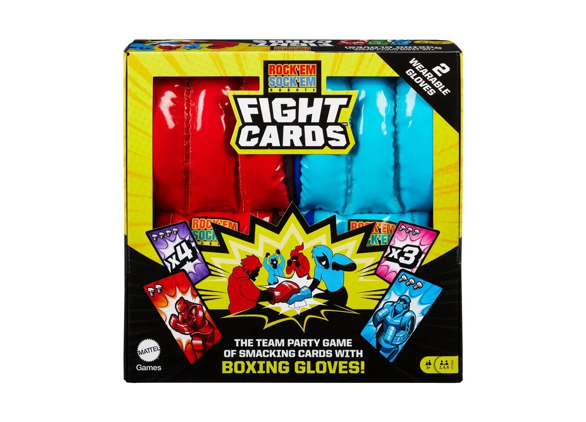 Mattel Rock 'Em Sock 'Em Robots Fight Cards Party Game 1