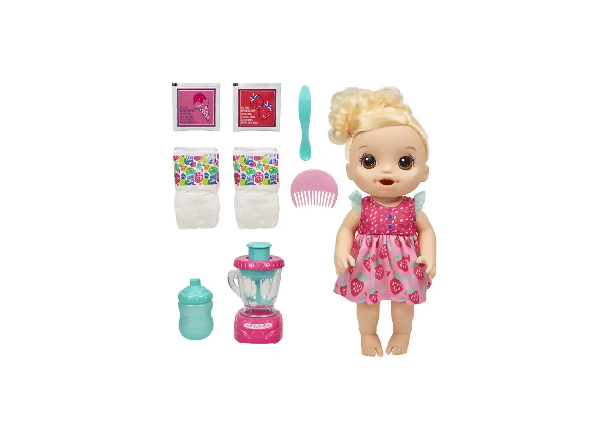 Baby Alive Magical Mixer Baby Doll - Strawberry Shake 1