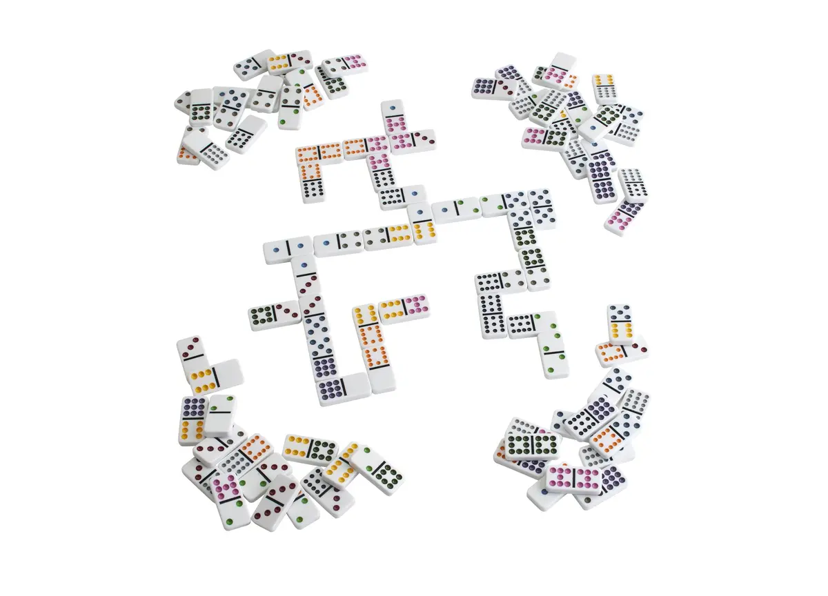 Pavillion Double 12 Dominoes Tin Game Set 1