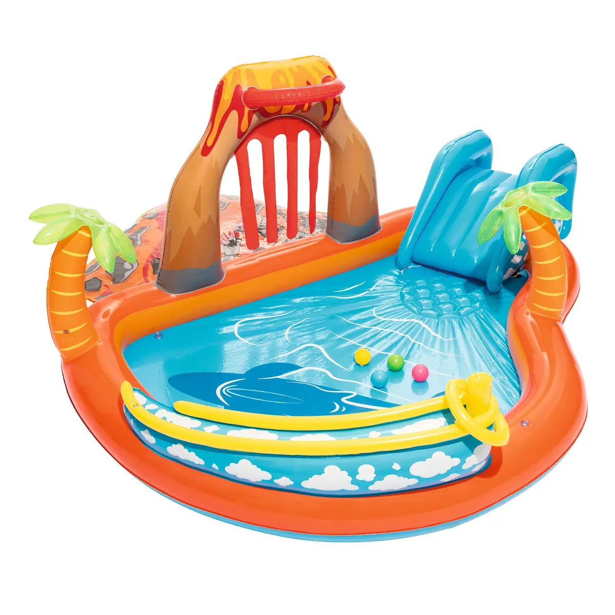 Bestway Lava Lagoon Inflatable Waterpark Play Center 1