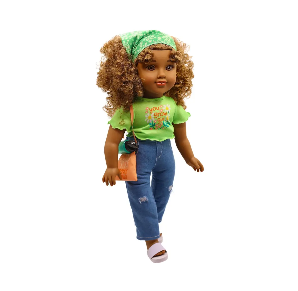 Positively Perfect Dolls 18" Willow Doll With Brown Hair And Golden Highlights 1