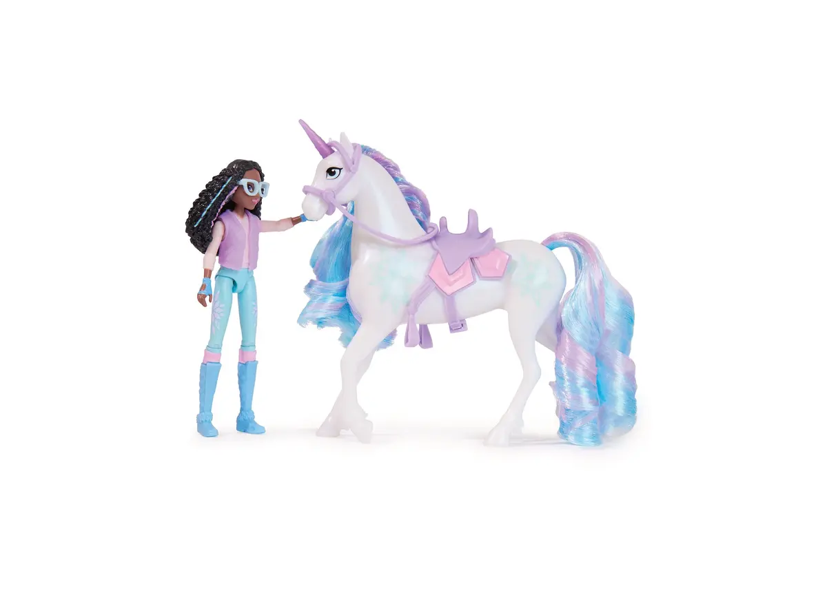 Unicorn Academy Layla And Glacier Doll Set With Riding Accessories 1