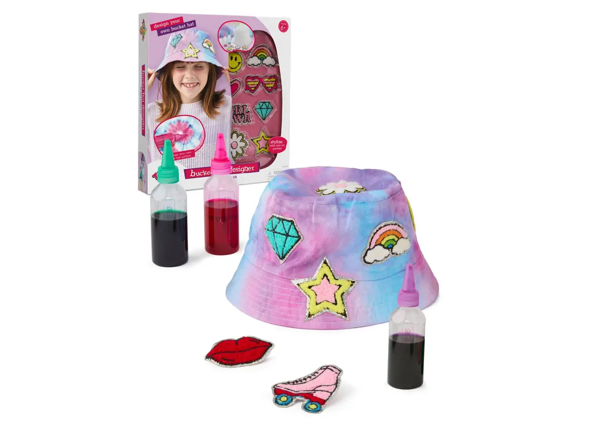 Geoffrey's Toy Box Tie Dye Bucket Hat Creation Kit - Multicolor 1