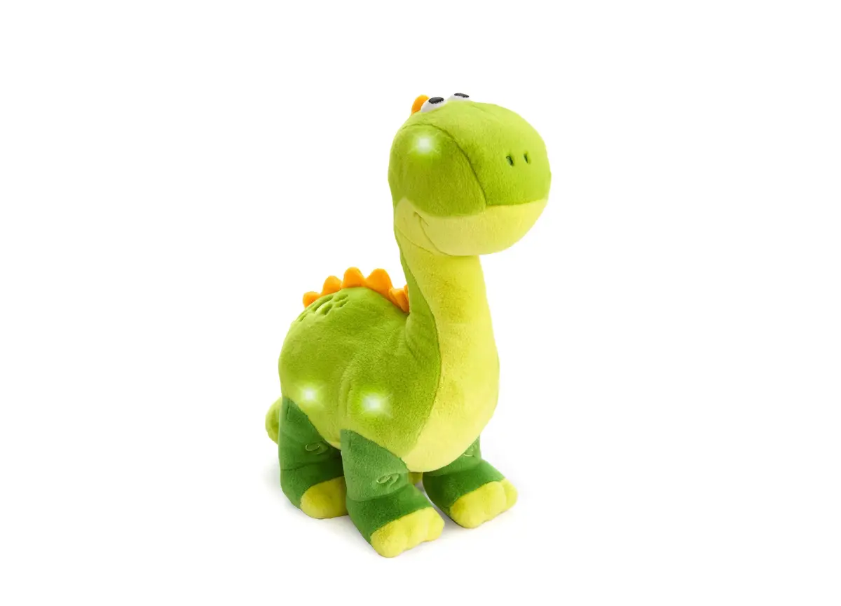 Geoffrey's Toy Box 24 Inch Light-Up Led Brontosaurus Plush - Green 1