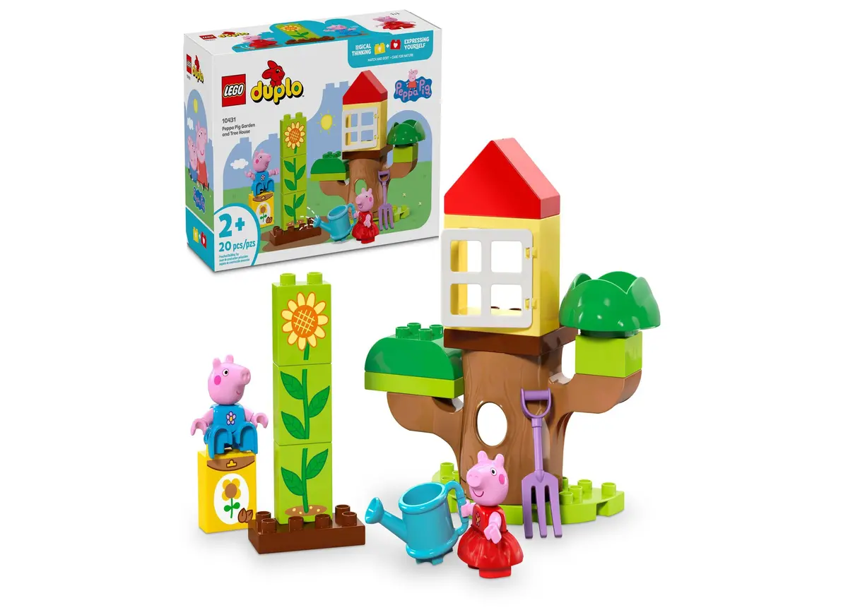 Lego® Duplo Peppa Pig Garden And Tree House Building Set For Toddler 10431, 20 Pieces 1