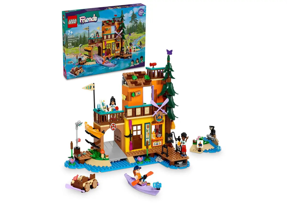 Lego Friends Adventure Camp Water Sports Set 42626, 628 Pieces 1