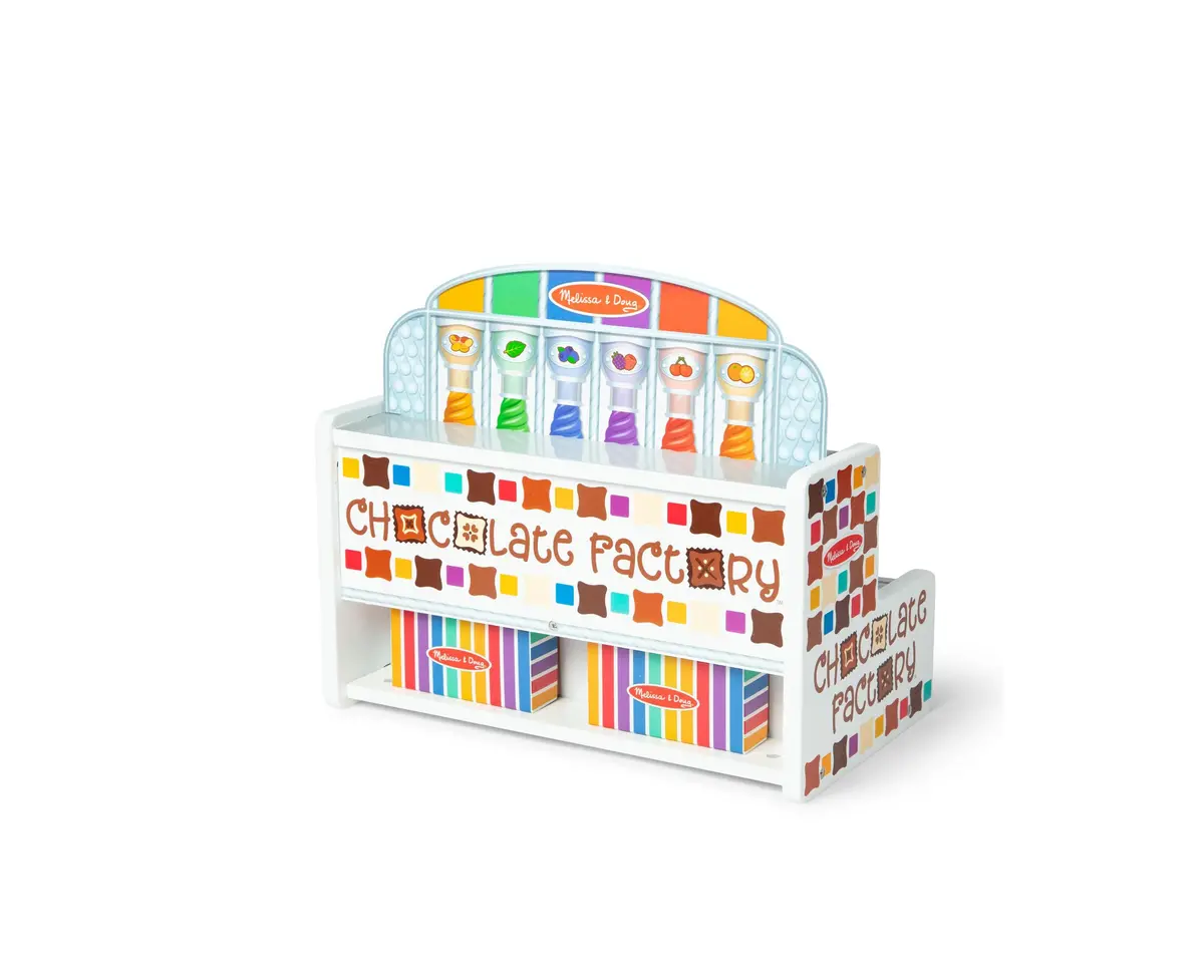 Melissa & Doug Wooden Chocolate Factory Play Set - Creativity Booster 1