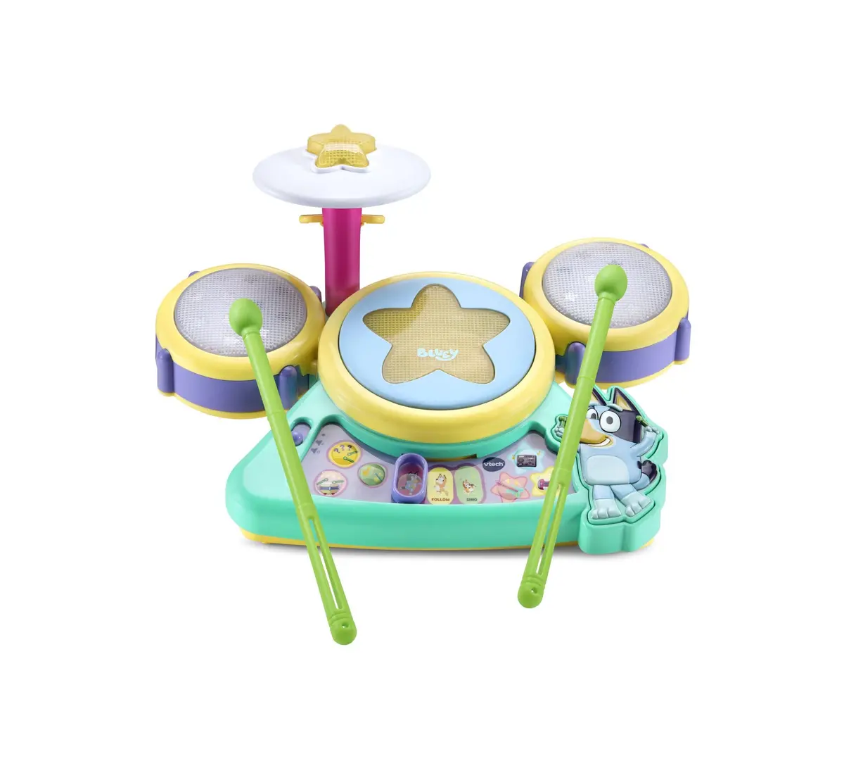 Vtech Bluey Hooray Interactive Drum Set 1