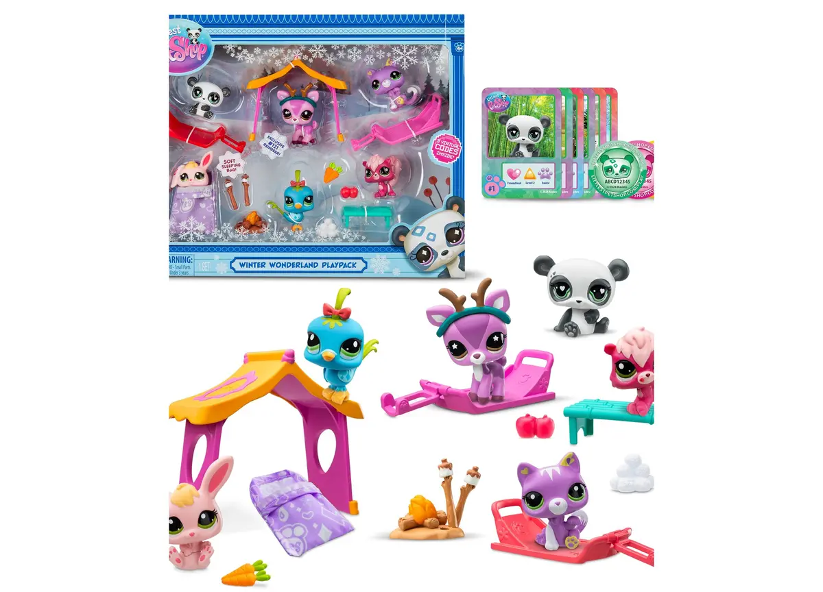 Littlest Pet Shop Winter Wonderland Play Plack 1