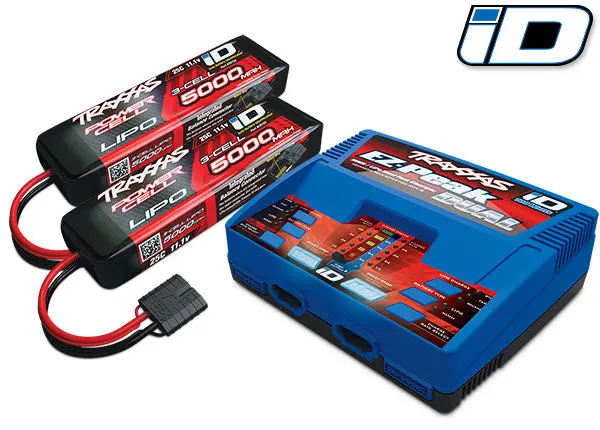 Ez-Peak 3S "Completer Pack" Dual Multi-Chemistry Battery E-Revo Maxx Xo-1 Charger Tra2990 1