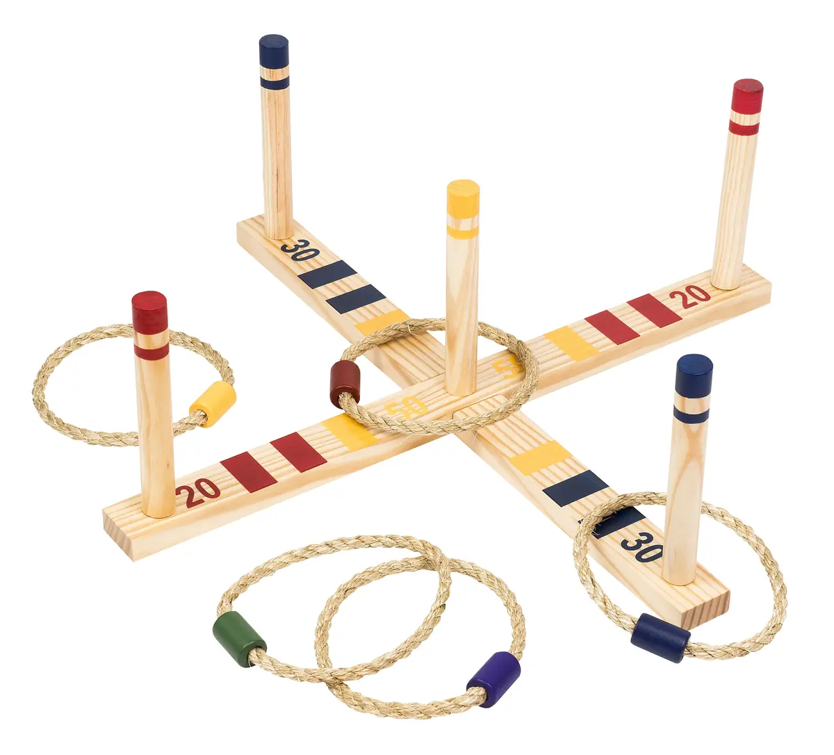 Professor Puzzle Giant Wooden Ring Toss Game For Backyard Fun 1