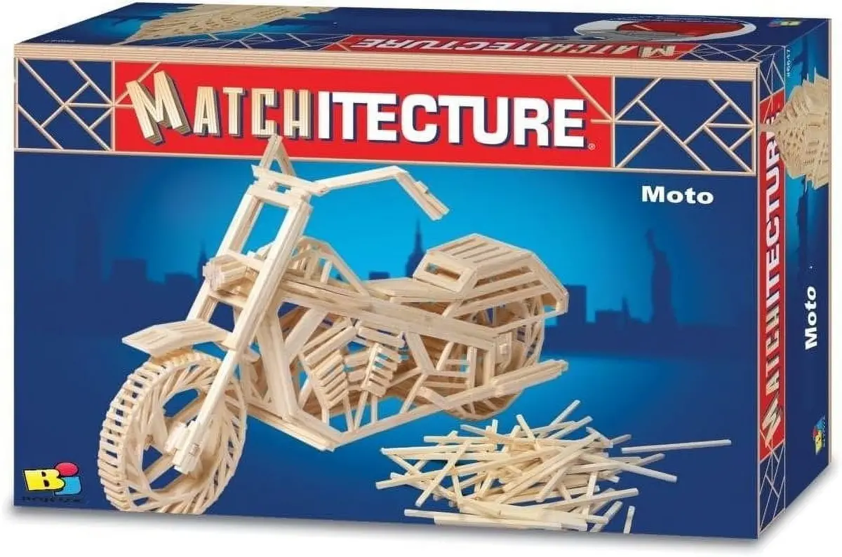 Matchitecture Motorcycle Model Kit With 700 Microbeams 1